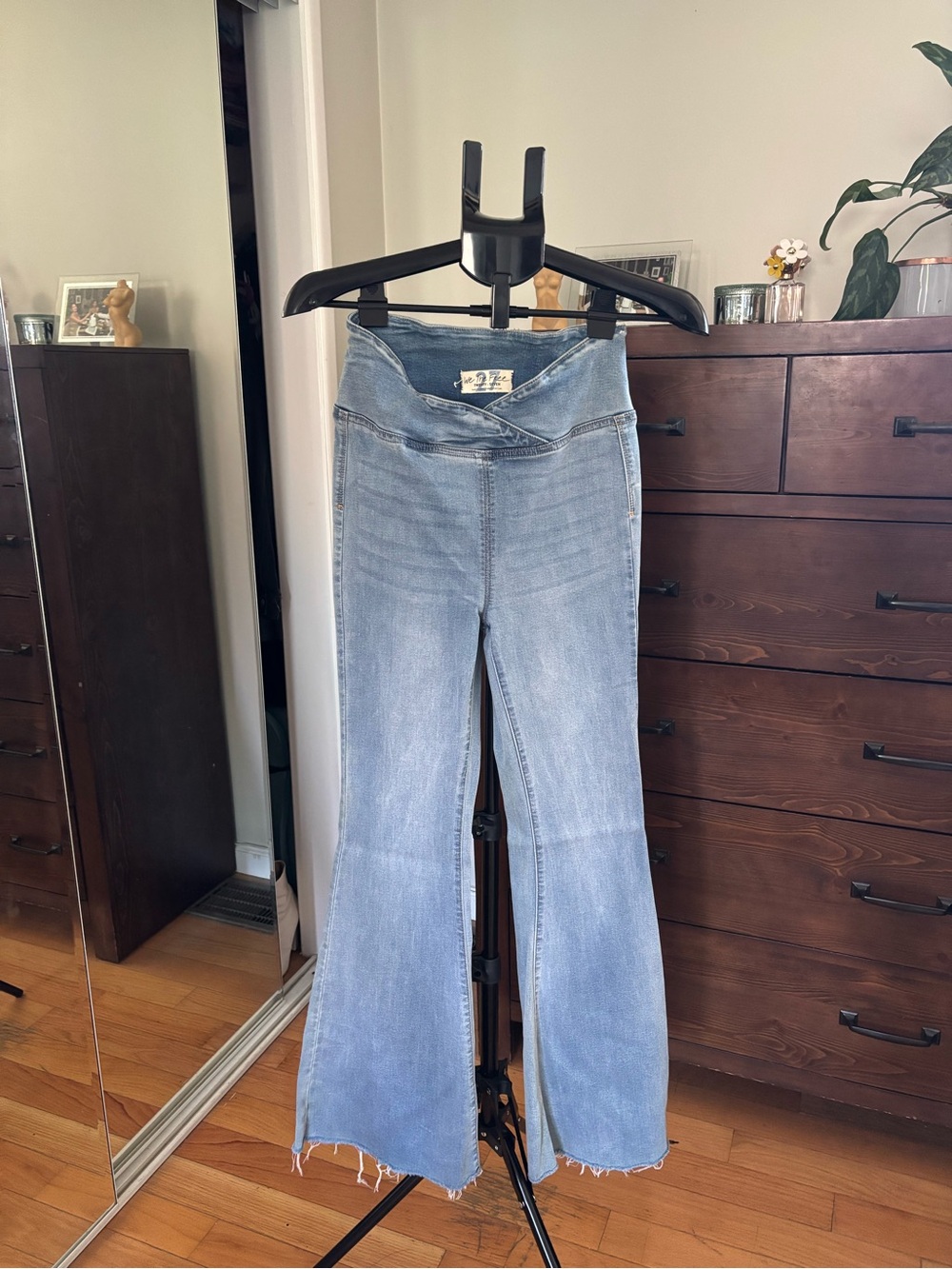 We The Free Light Blue Flared Jeans